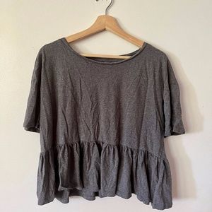 Gap Short Sleeve Gray Shirt